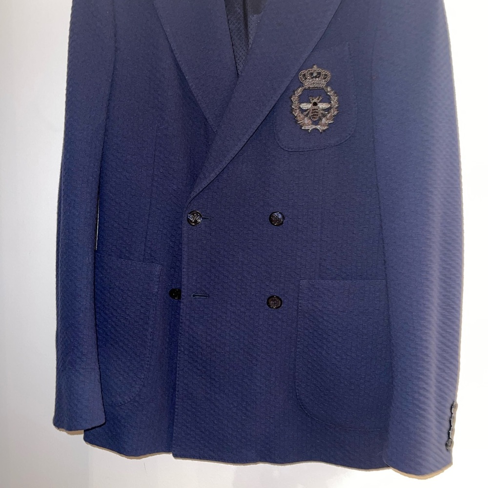 Dolce &Gabana Blue Blazer , size 44 runs small, new without tags.